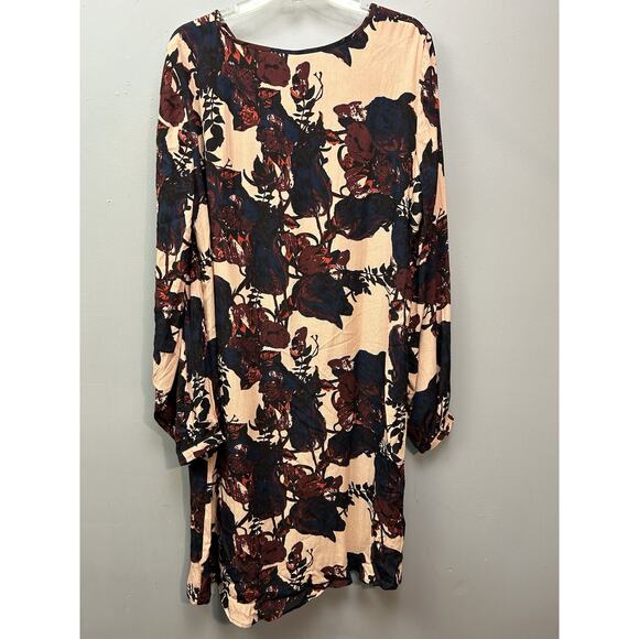 Y.A.S. Dress Womens 12 Tall Tulip Print Bold Shift Colorful Career NEW - Picture 2 of 9